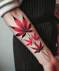 Japanese Maple Leaf Tattoo Meaning