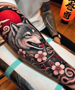 Japanese Wolf Tattoo Meaning