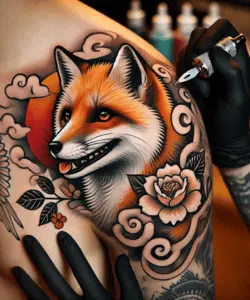 japanese fox tattoo meaning