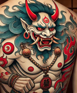 Japanese Oni Tattoo Meaning