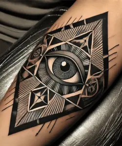 Geometric Eye Tattoo Meaning