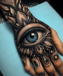 Hand with Eye Tattoo Meaning