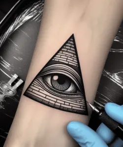 Pyramid Eye Tattoo Meaning