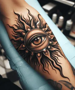 Sun and Eye Tattoo Meaning