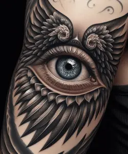 eye with wings tattoo meaning