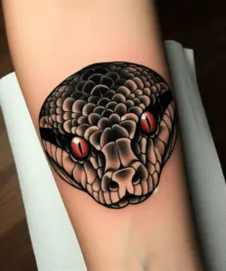 snake eyes tattoo meaning