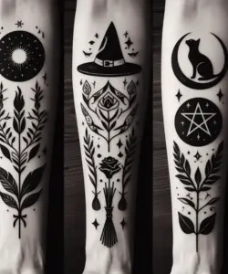 Witch Symbol Tattoos and Their Meanings